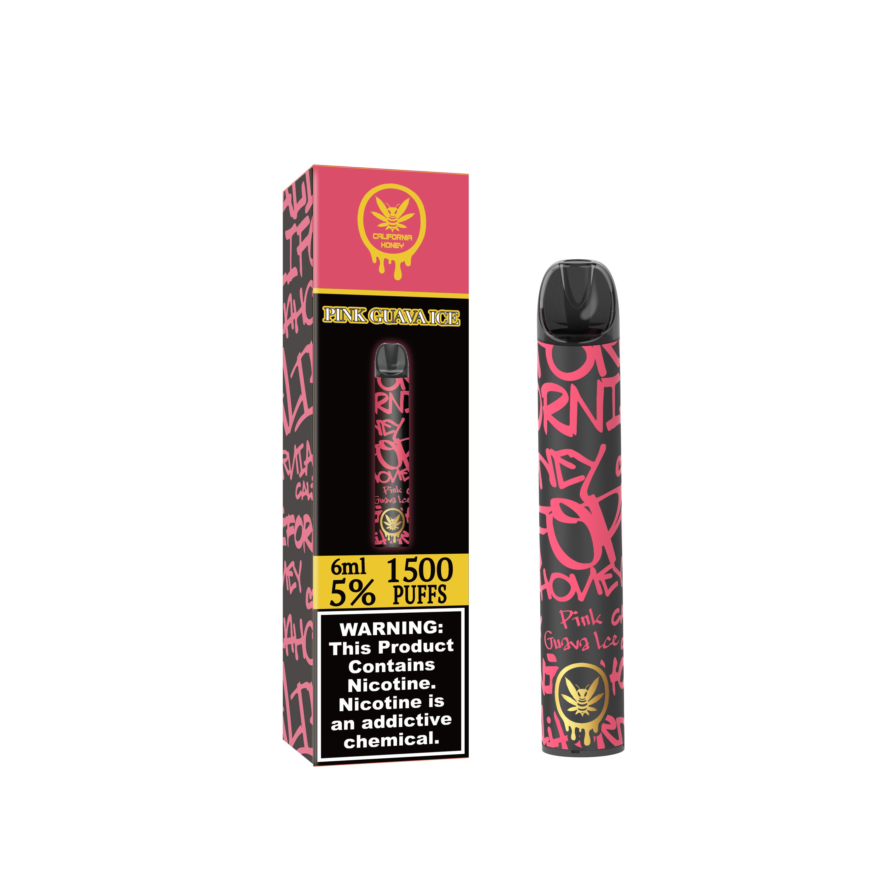 Pink Guava Ice 1500 Puffs