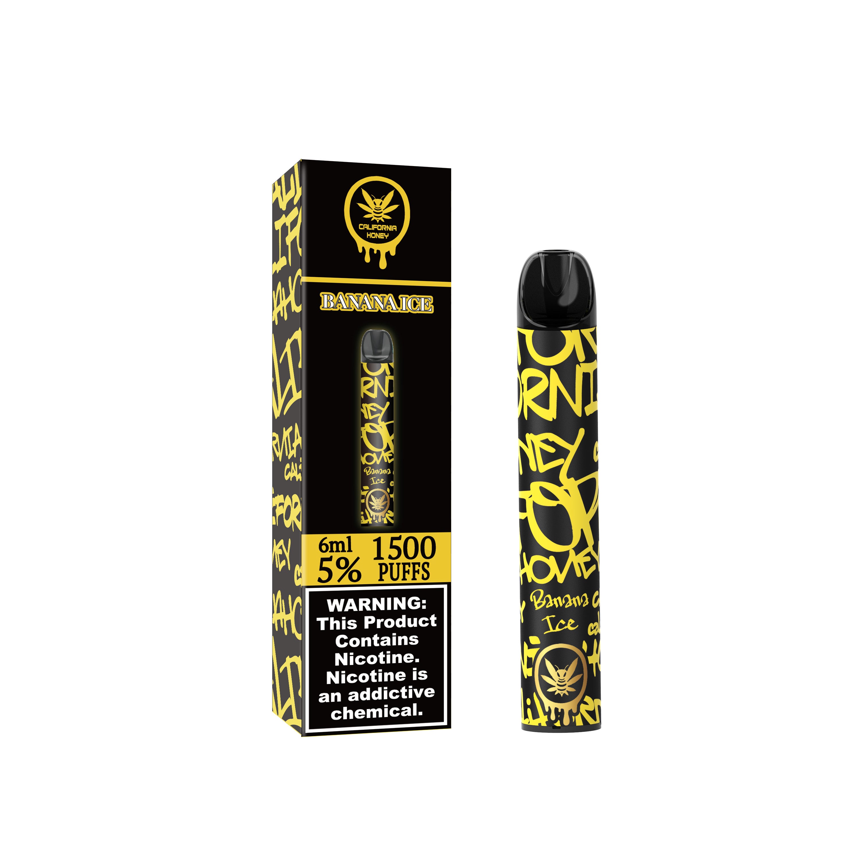 Banana Ice 1500 Puffs