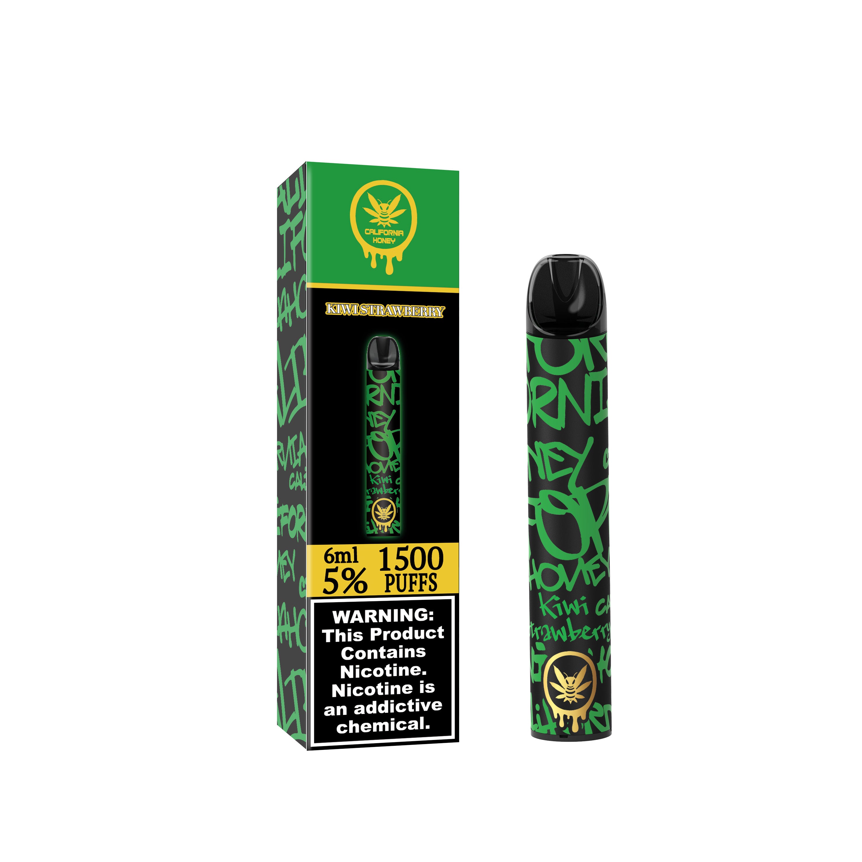 Kiwi Strawberry 1500 Puffs