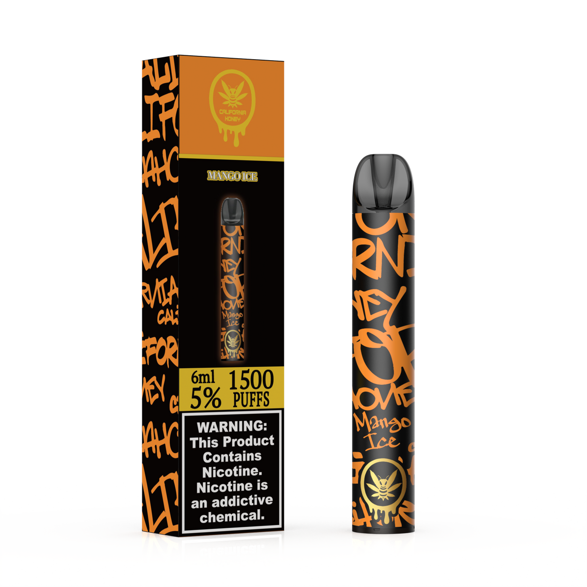 Mango Ice 1500 Puffs