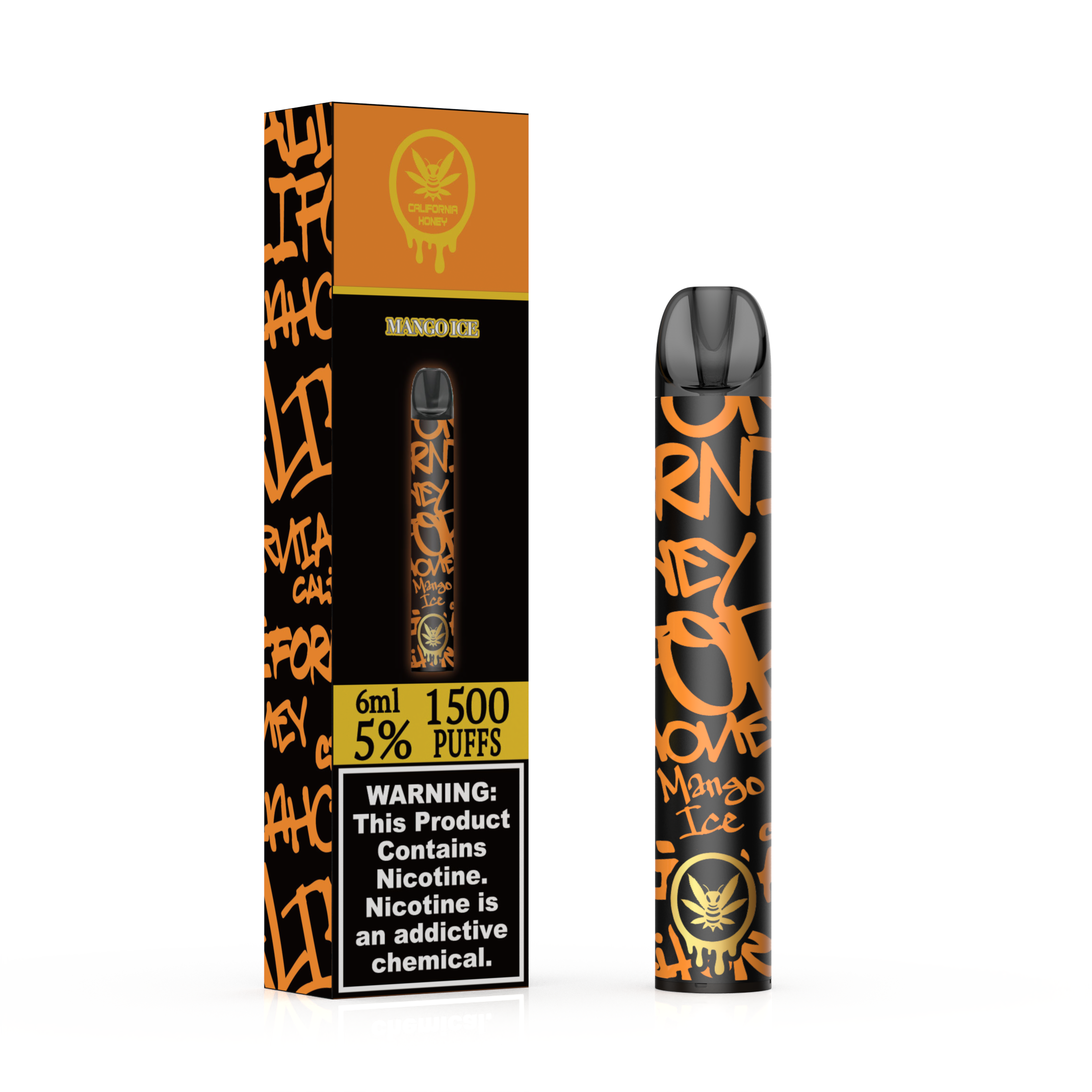 Mango Ice 1500 Puffs