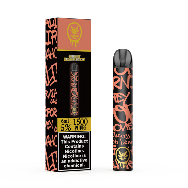 Cherry Peach Lemon 1500 Puffs