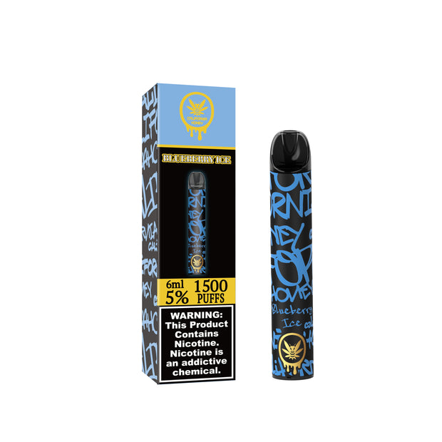 Blueberry Ice 1500 Puffs