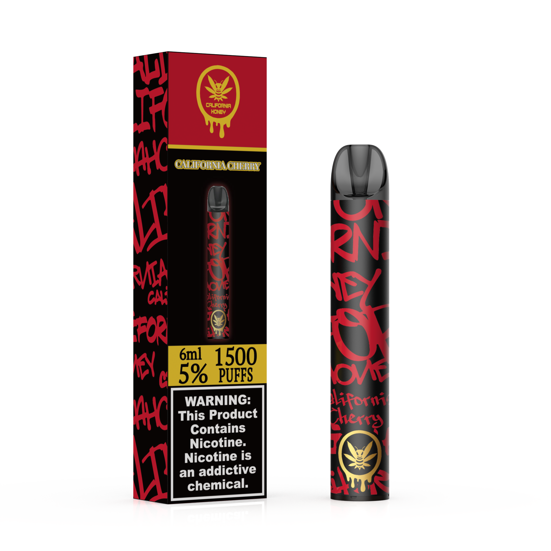 California Cherry 1500 Puffs