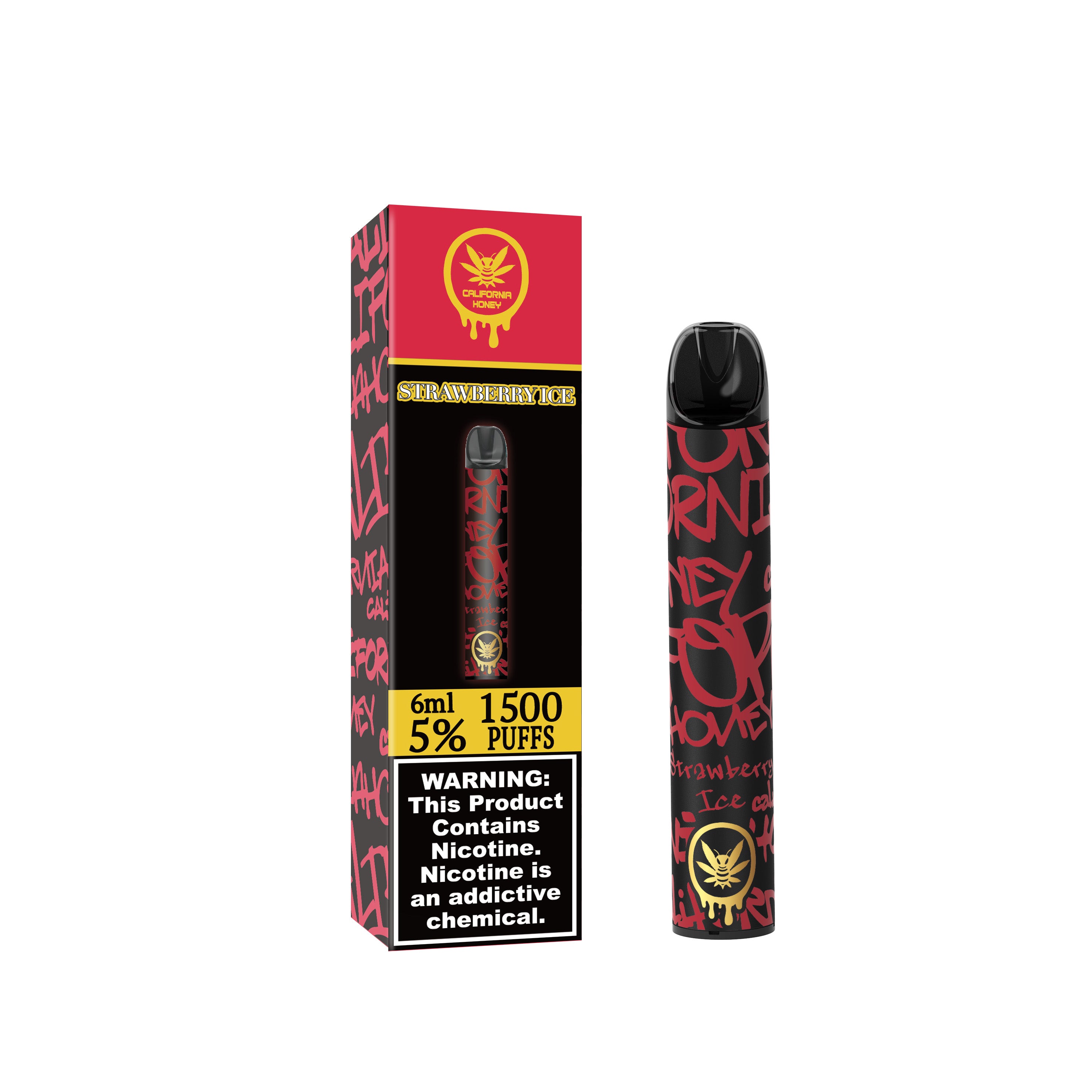Strawberry ice 1500 Puffs