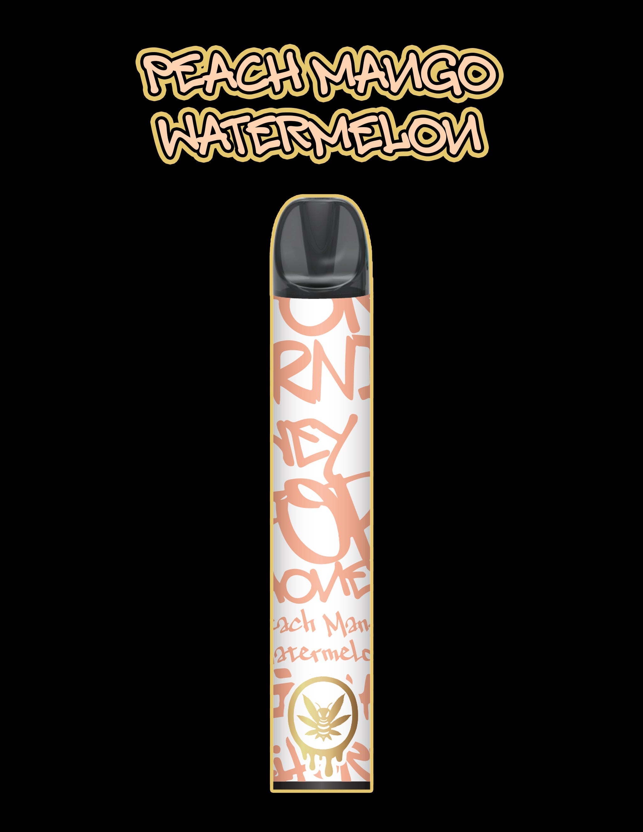 Nicotine Free Vape - Peach Mango Watermelon