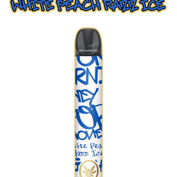 Nicotine Free Vape - White Peach Razz Ice